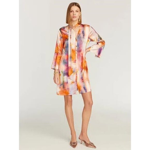 ROBERT GRAHAM Women's Brenna Dress Size 6 In Multi - Picture 1 of 10